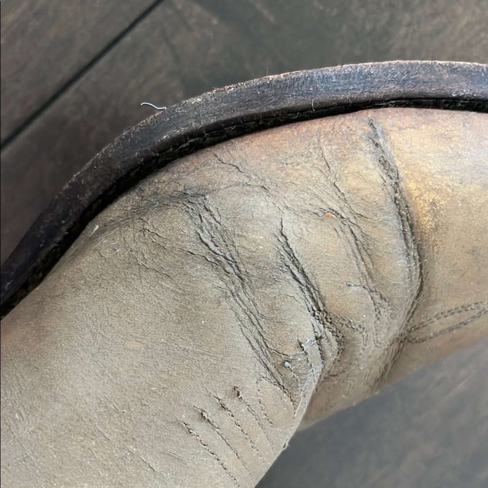 Beige Cowboy Boots - Picture 13 of 14
